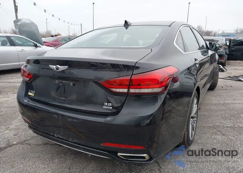 2018 Genesis G80 3.8 z USA, uszkodzony, nr VIN KMHGN4JE5JU256335